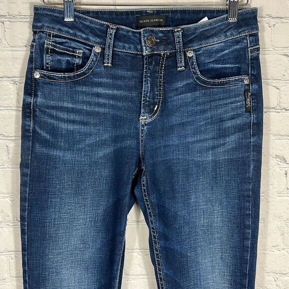 Silver Jeans Co. Women's Avery Slim Boot Jeans size W27 L35 - Picture 2 of 8